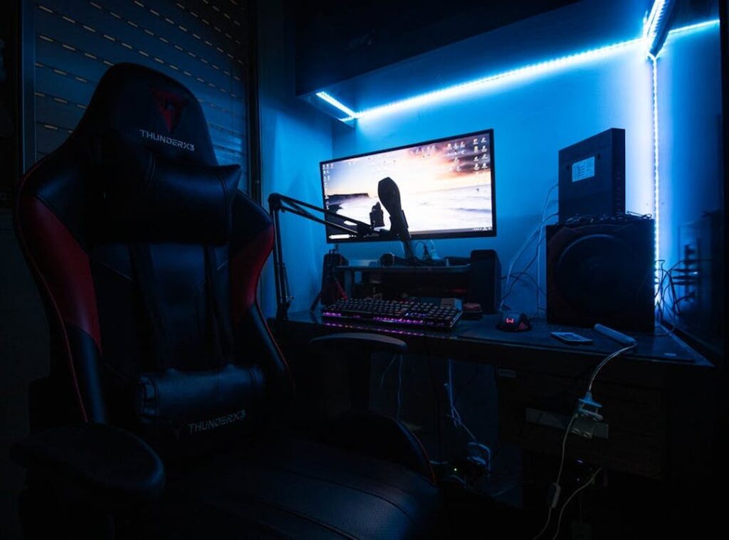 lighting setups gaming rooms